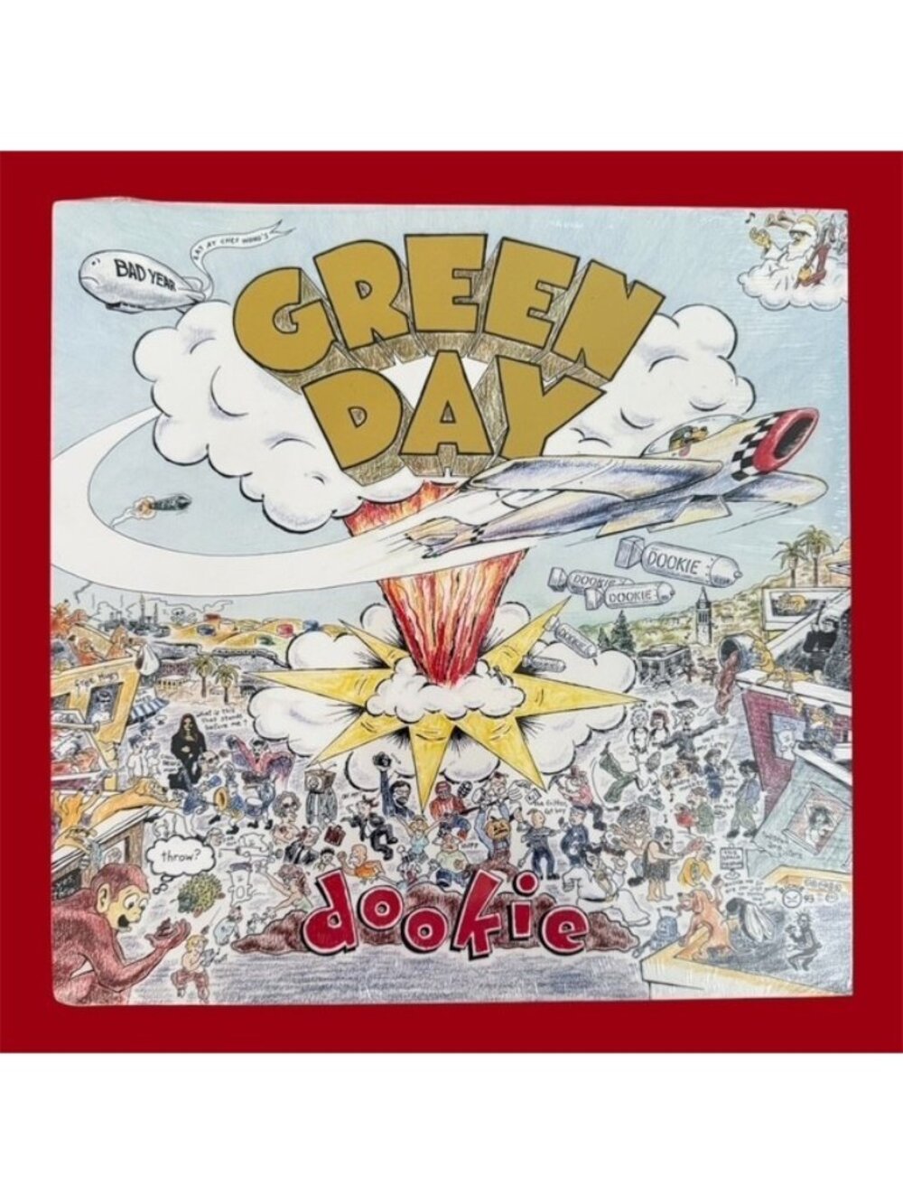 Green Day Dookie 12 inch LP Vinyl Record Album 2008 Reissue Pop Punk New Sealed